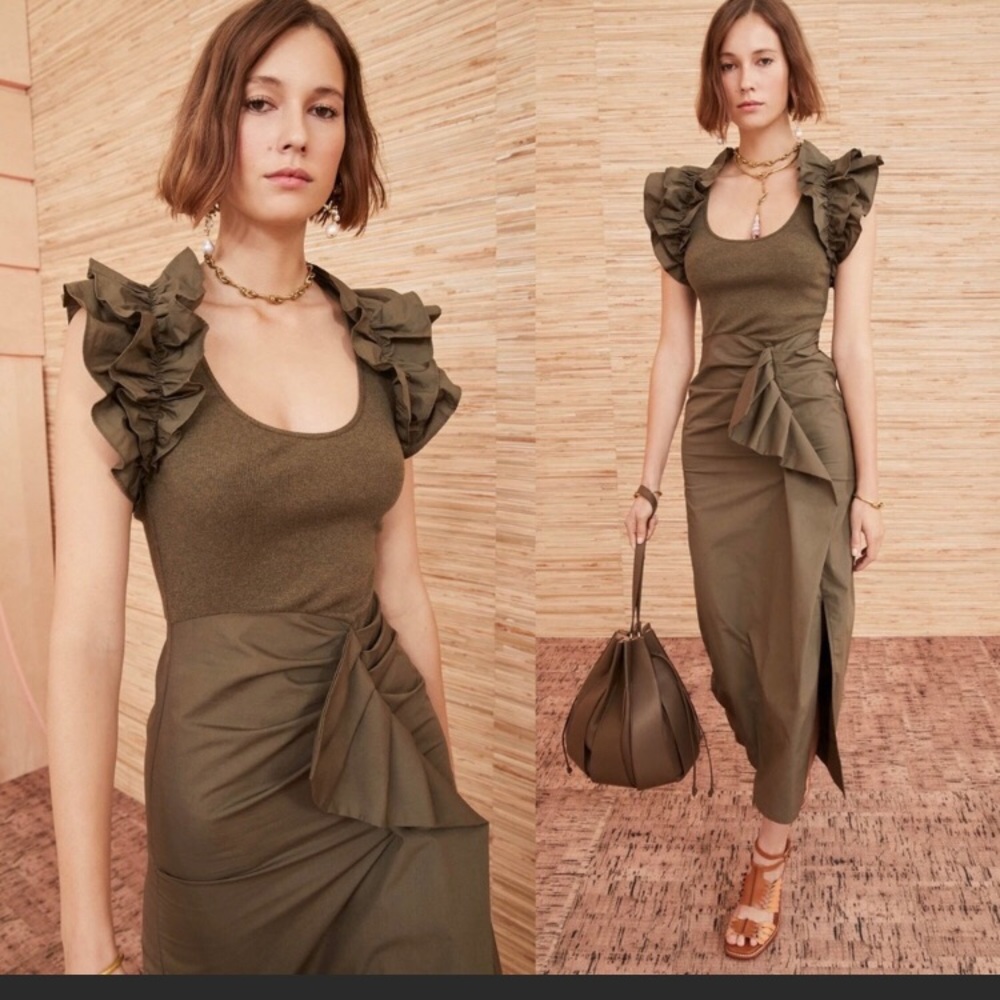 Ulla Johnson Isabella Ruffle Dress XS/P Size 0